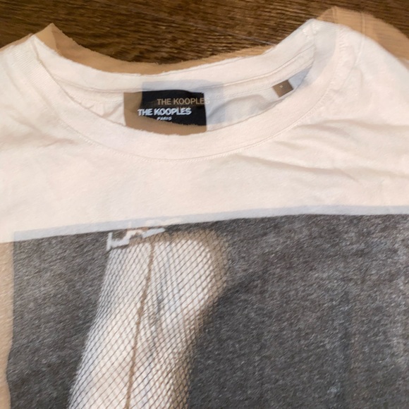 Oversized White Graphic Tee from The Kooples - Picture 2 of 2